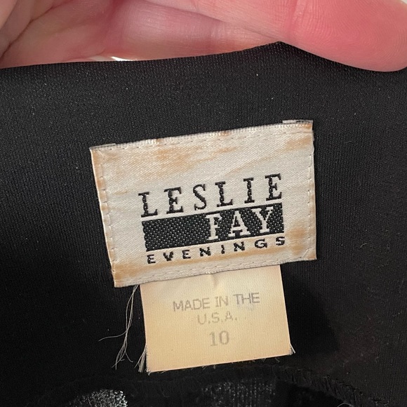 Leslie Fay Evenings Vintage Beaded Fringe Top - Picture 4 of 5